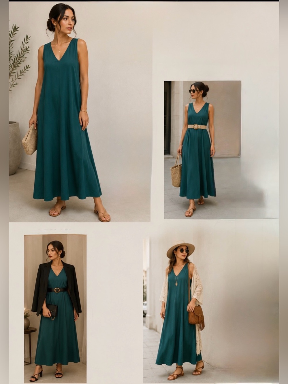 Free Assembly sleeveless satin maxi dress